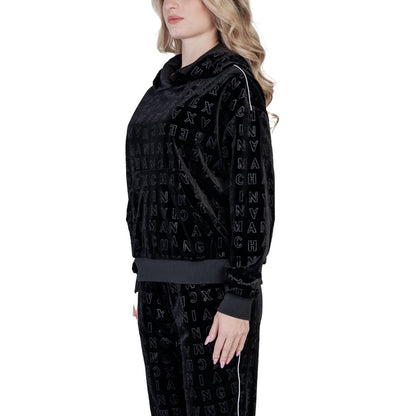 Armani Exchange Black Polyester Hoody