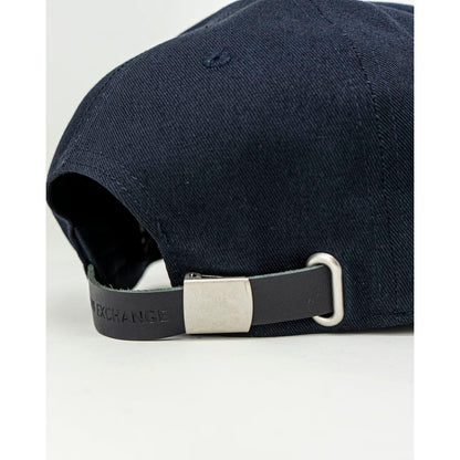 Armani Exchange – Baseballmütze aus blauer Baumwolle