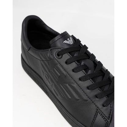 EA7 Emporio Armani – Sneaker aus schwarzem Polyethylen