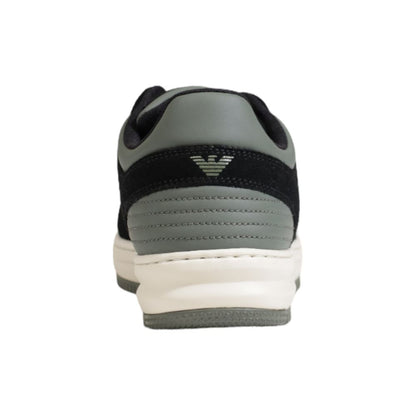 EA7 Emporio Armani – Grüner Polyester-Sneaker