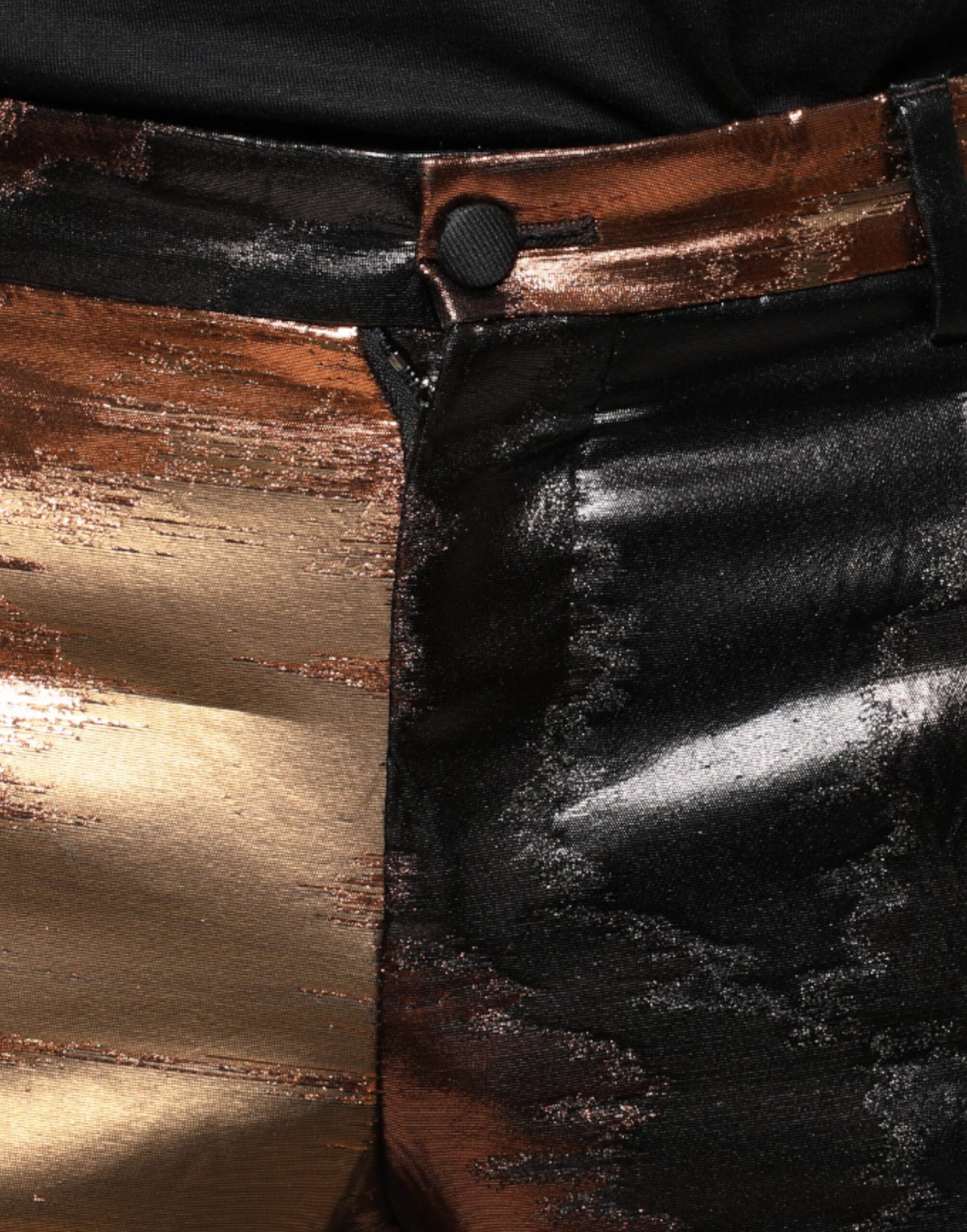 Dolce &amp; Gabbana Multicolor Jacquard Skinny Men Pants