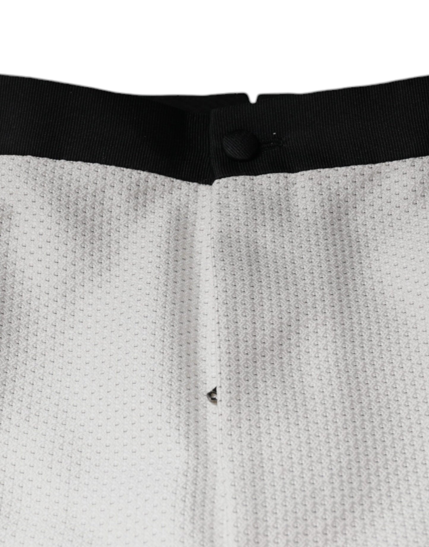 Dolce &amp; Gabbana White Polyester Formal Dress Pants