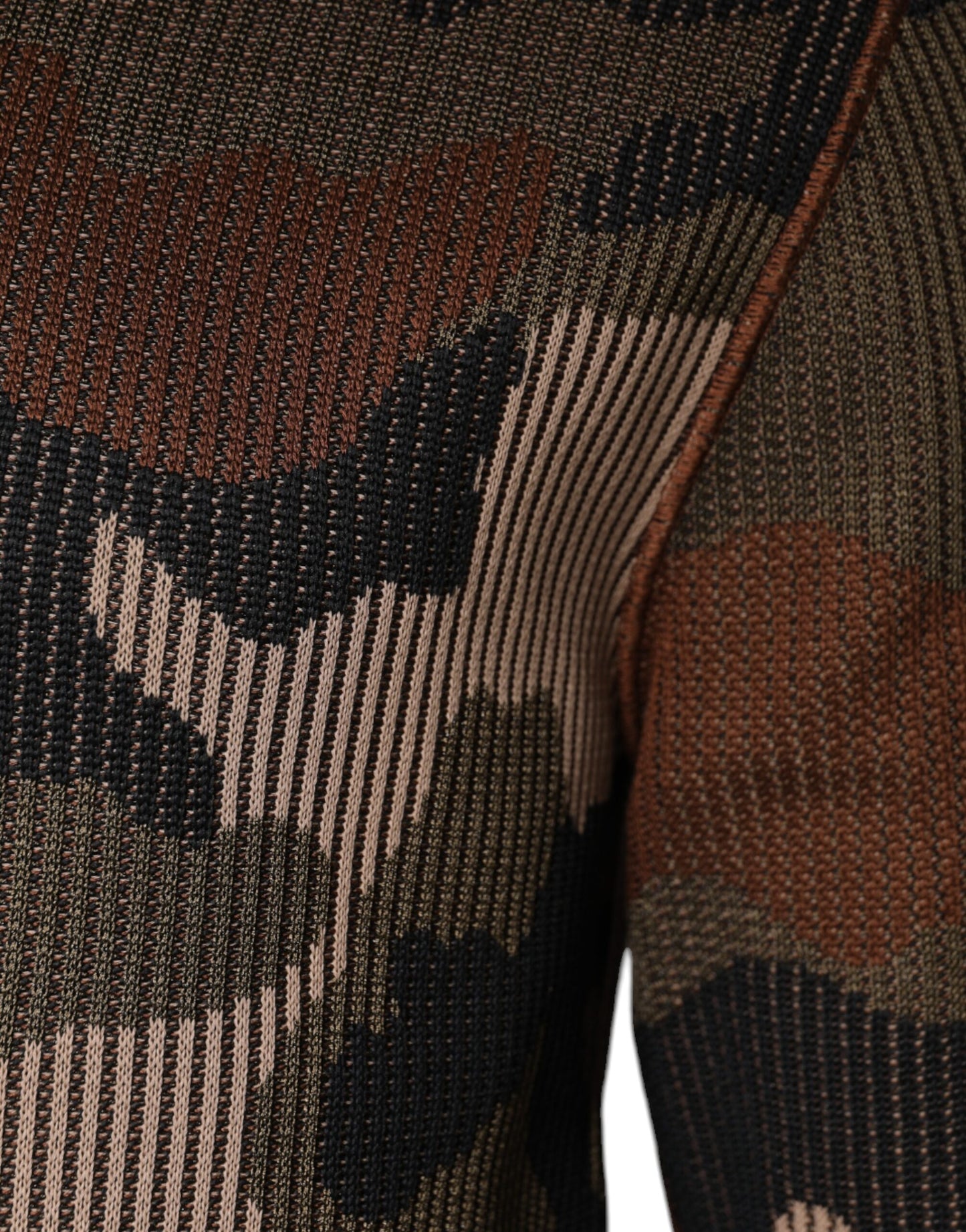 Dolce &amp; Gabbana Multicolor Camouflage Herren Pullover