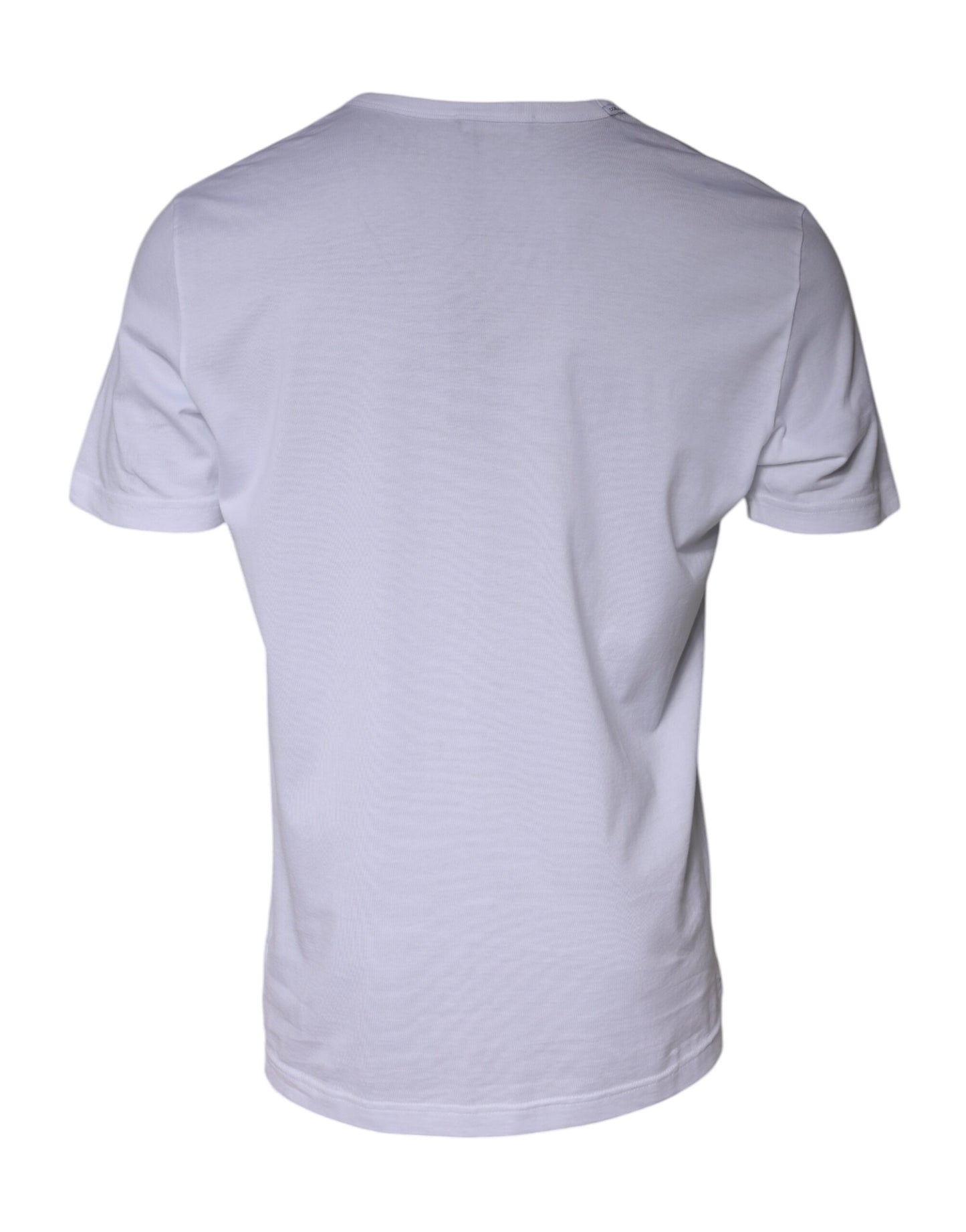 Dolce &amp; Gabbana – Weißes Paradiso-T-Shirt aus Baumwolle mit kurzen Ärmeln