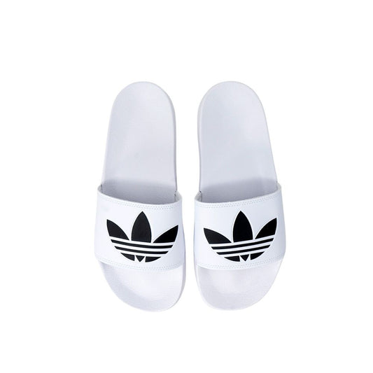 Adidas – Weiße Polyester-Slipper