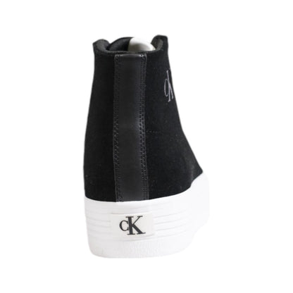 Calvin Klein Jeans – Schwarze Wildleder-Sneaker