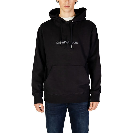 Calvin Klein Jeans Black Cotton Hoody