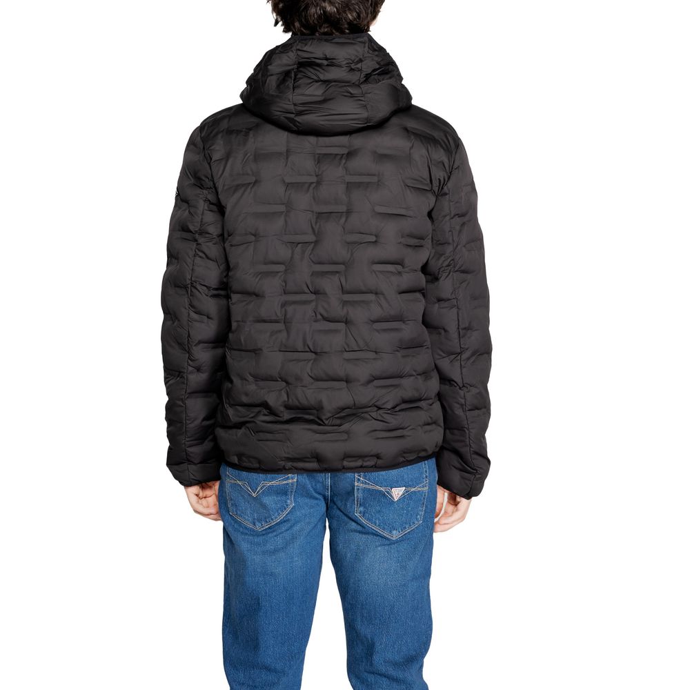 Replay Black Polyester Jackets &amp; Coat