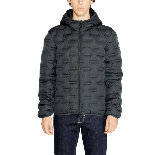 Replay Blue Polyester Jackets &amp; Coat