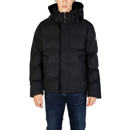 Replay Black Polyamide Jackets &amp; Coat