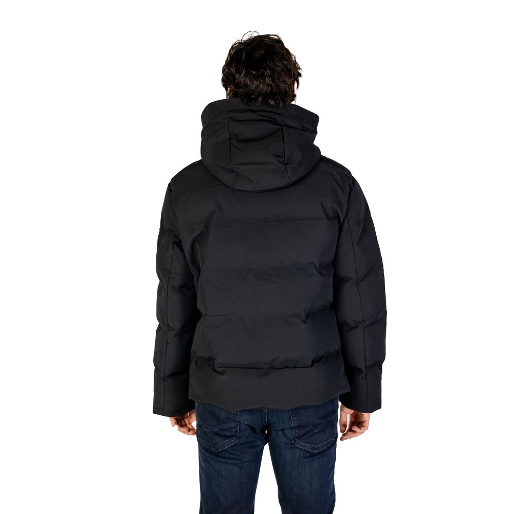 Replay Black Polyamide Jackets &amp; Coat