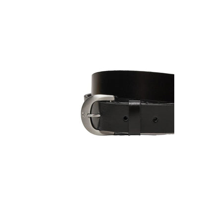 Calvin Klein Jeans – Schwarzer Ledergürtel