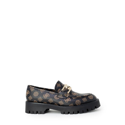 Guess – Plattform aus Polyethylen in Braun