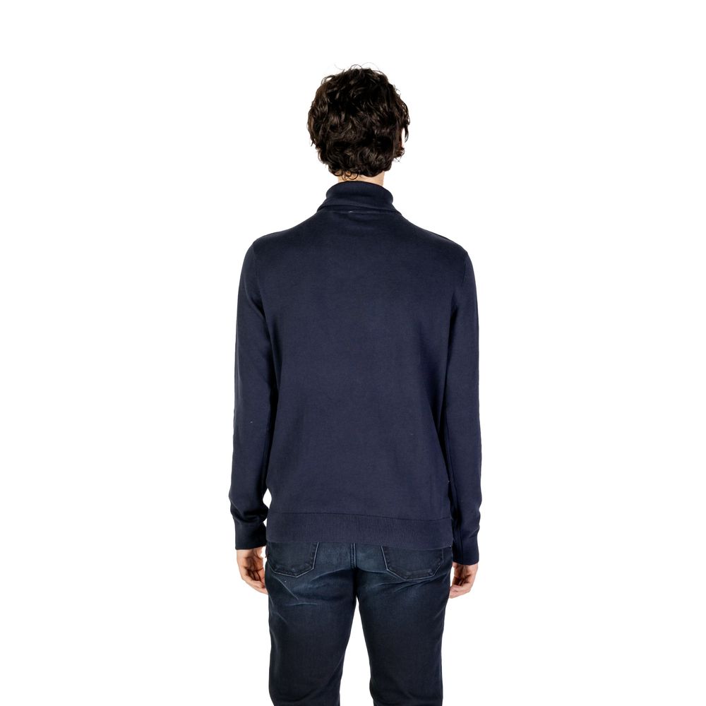 US POLO ASSN. Blue Cotton Turtleneck