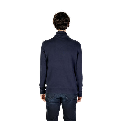 US POLO ASSN. Blue Cotton Turtleneck