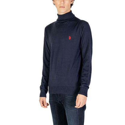 US POLO ASSN. Blue Cotton Turtleneck