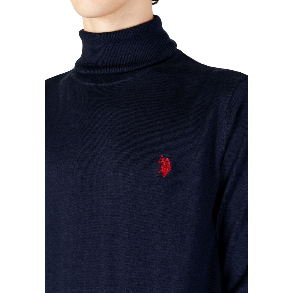 US POLO ASSN. Blue Cotton Turtleneck