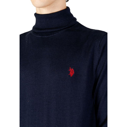 US POLO ASSN. Blue Cotton Turtleneck