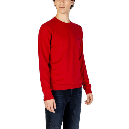 US POLO ASSN. Red Cotton Sweater