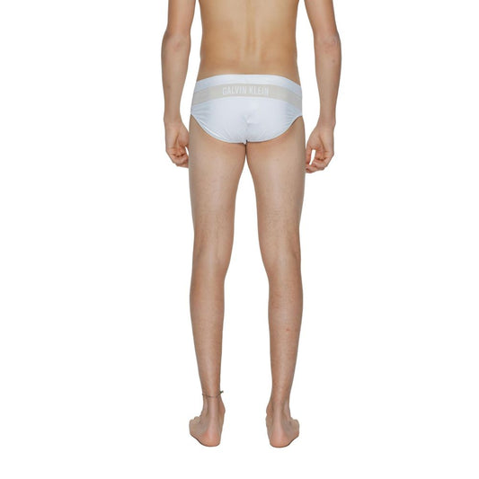 Calvin Klein – Badeslip aus Polyamid in Weiß