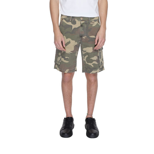 US POLO ASSN. Beige Baumwoll-Bermuda