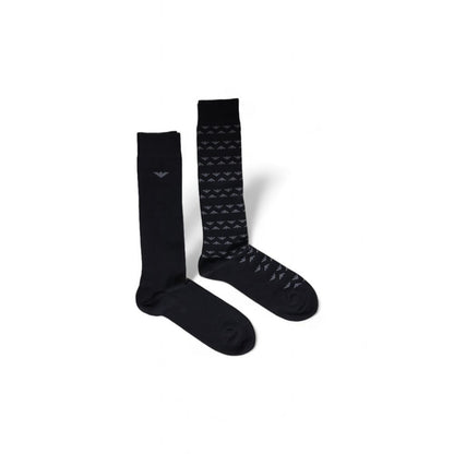 Emporio Armani Underwear – Schwarze Baumwollsocke