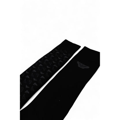 Emporio Armani Underwear – Schwarze Baumwollsocke