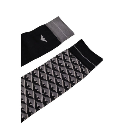 Emporio Armani Underwear – Graue Baumwollsocke
