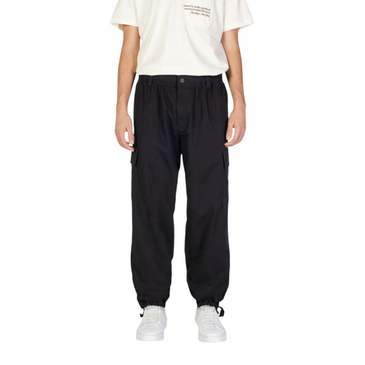 Calvin Klein Jeans Black Recycled Cotton Pant