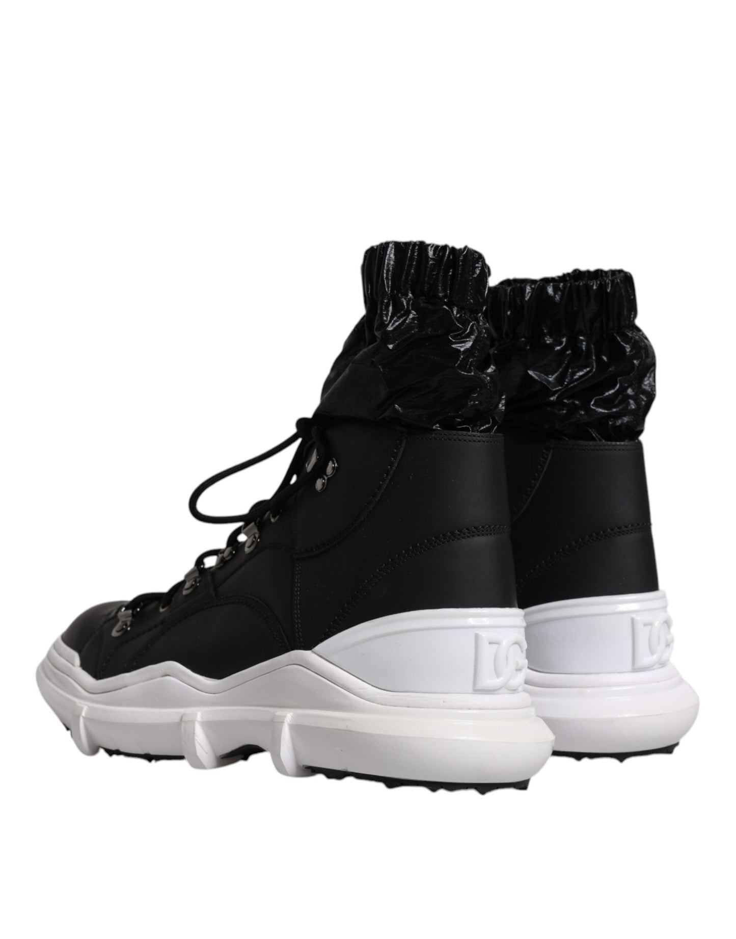 Dolce &amp; Gabbana – Galileo – Hohe Sneakers aus schwarzem Nylon