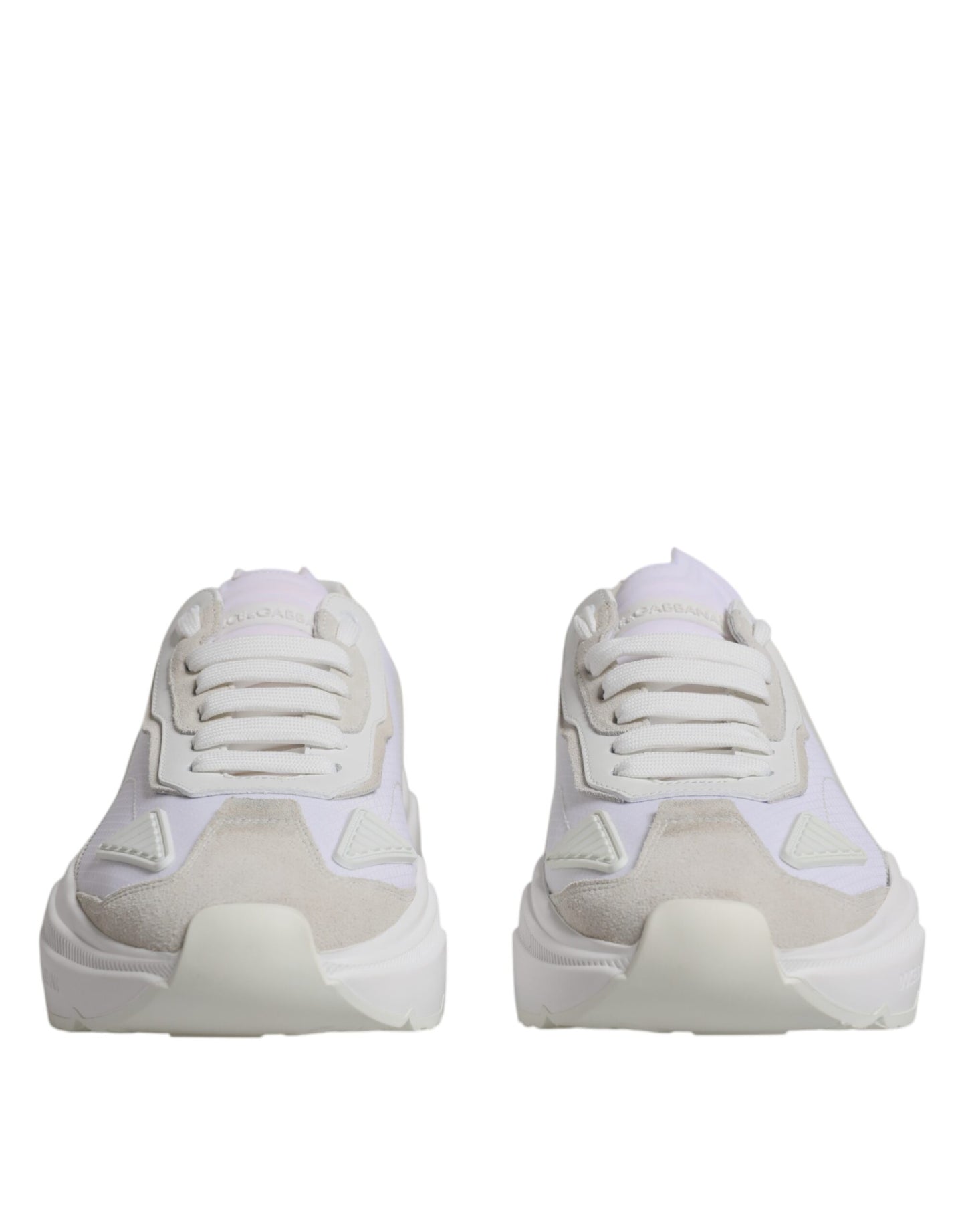 Dolce &amp; Gabbana Daymaster Low Top Sneakers aus weißem Leder