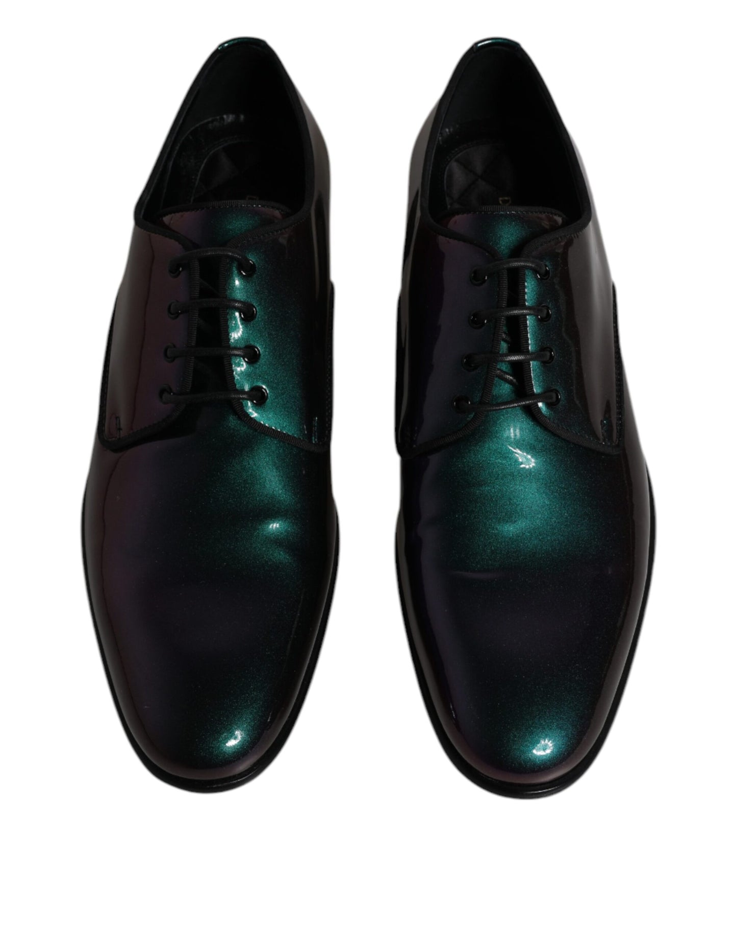 Dolce &amp; Gabbana – Pfauen-Derby aus Lackleder für Herren