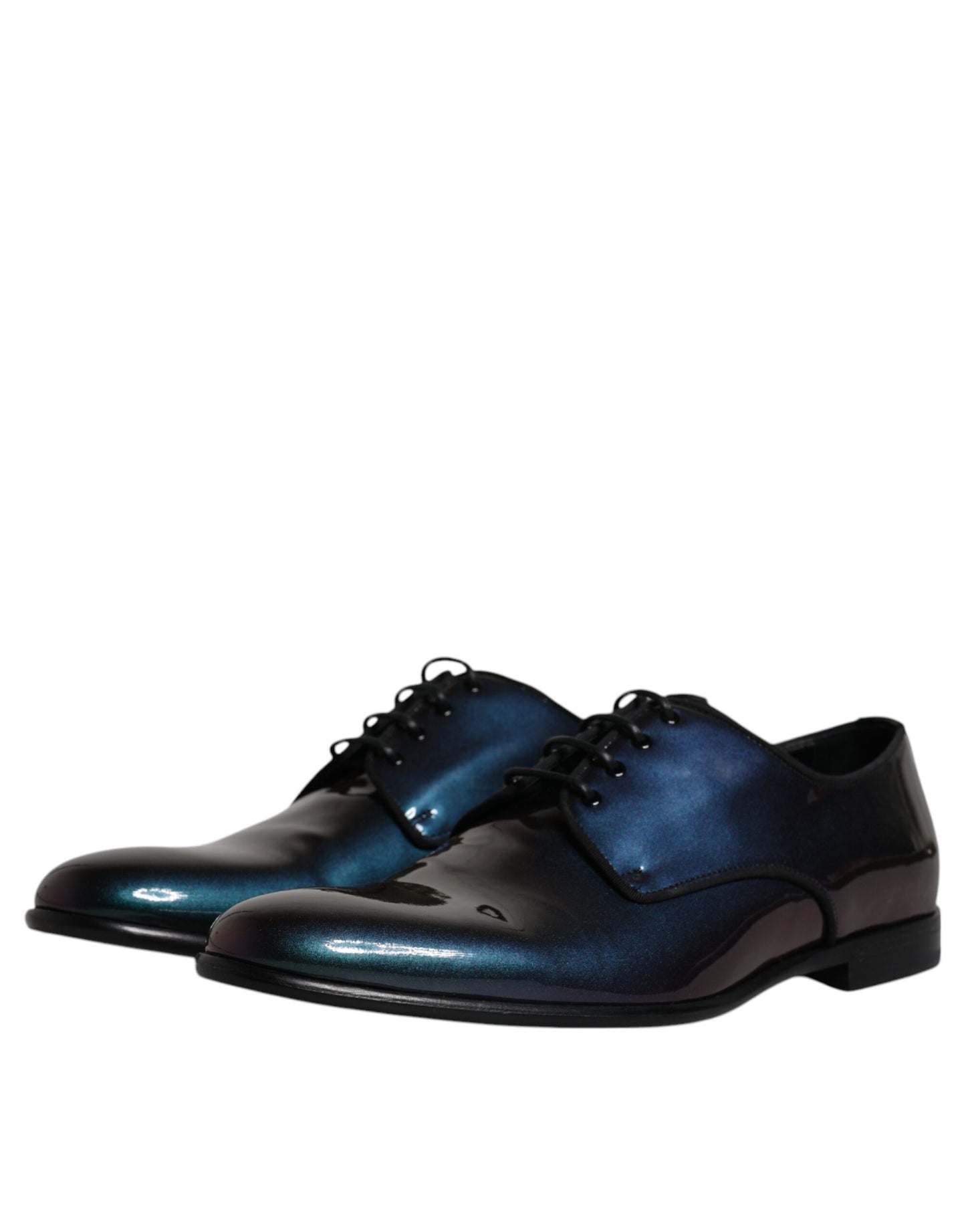 Dolce &amp; Gabbana – Pfauen-Derby aus Lackleder für Herren