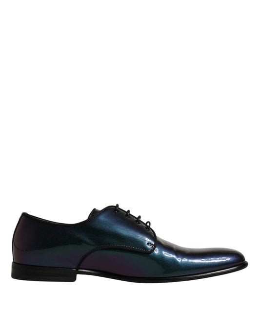 Dolce &amp; Gabbana – Pfauen-Derby aus Lackleder für Herren