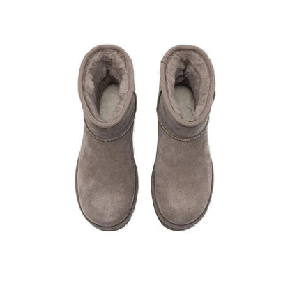 UGG Gray Suede Leather Ankle
