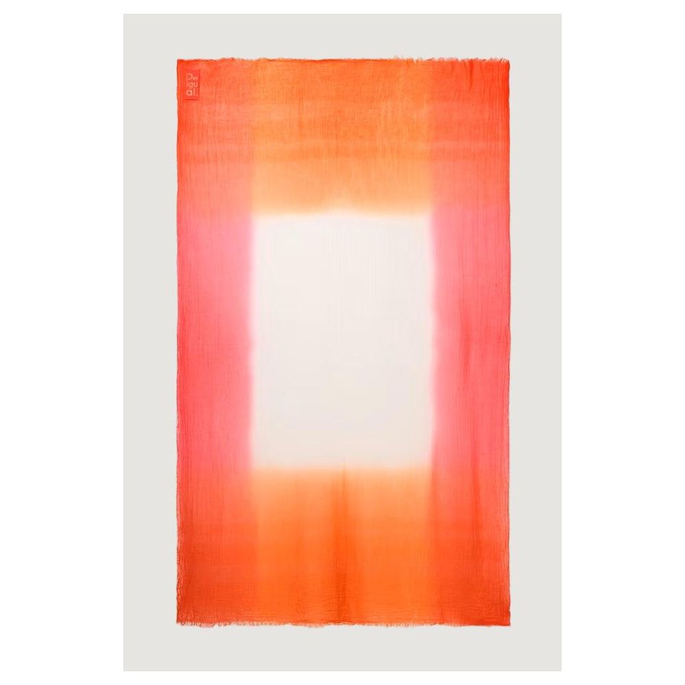 Desigual Orange Polyester Schal