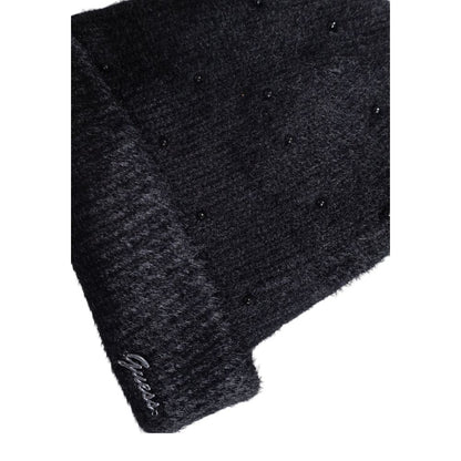 Guess Black Cotton Caps Baseball Hat