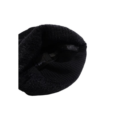 Guess Black Cotton Caps Baseball Hat