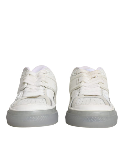 Dolce &amp; Gabbana – Weiße DG-Logo-Sneakers „Custom 2.Zero“
