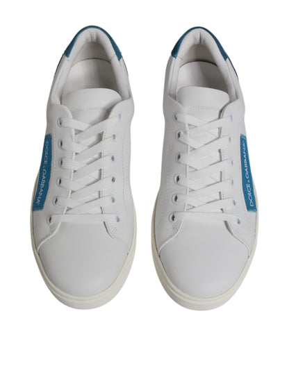Dolce &amp; Gabbana – Weiße London-Sneakers aus Kalbsleder