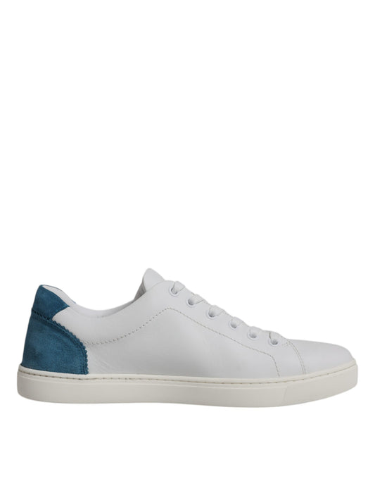 Dolce &amp; Gabbana – Weiße London-Sneakers aus Kalbsleder