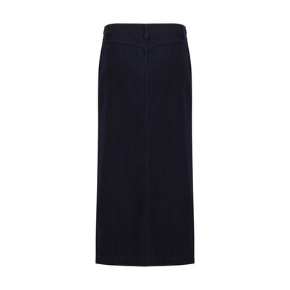 Blauer Baumwollrock von Giorgio Armani