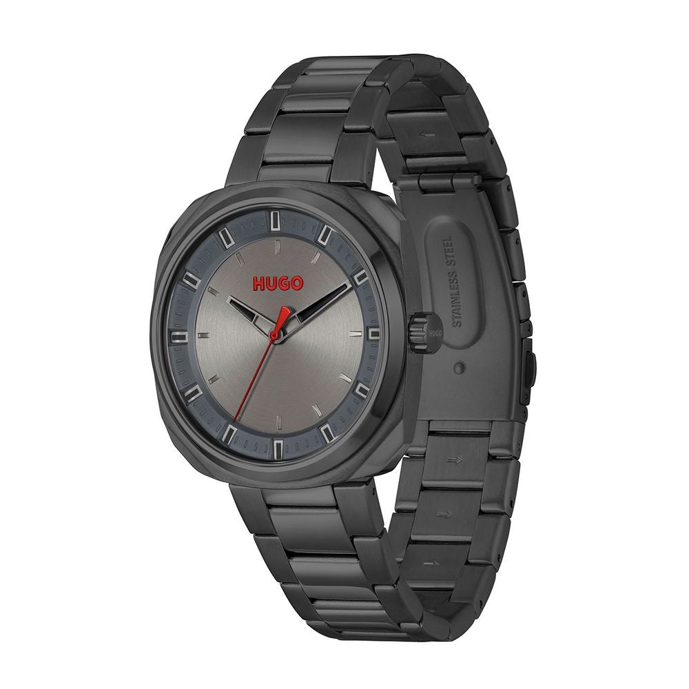 Hugo Boss – Graue Edelstahluhr