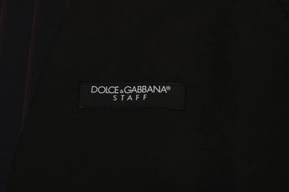 Dolce &amp; Gabbana – Blaue Wollstretch-Strickjacke