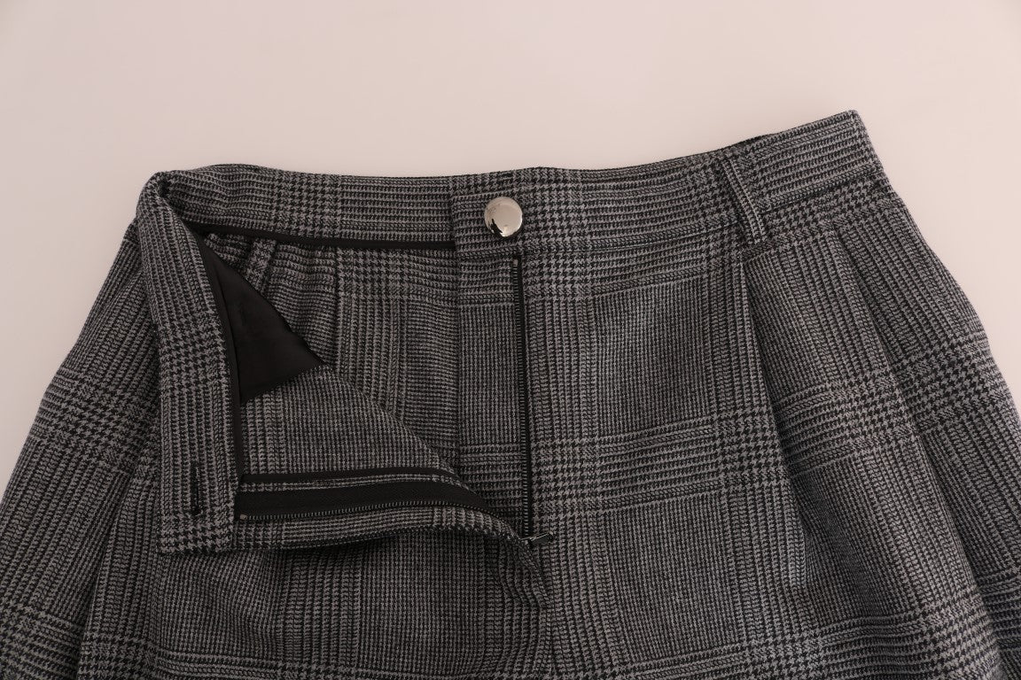 Graue Caprihose aus Wolle von Dolce &amp; Gabbana