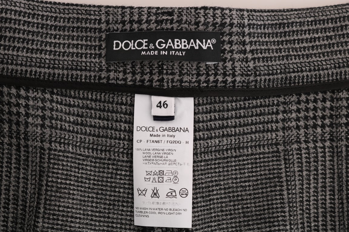 Graue Caprihose aus Wolle von Dolce &amp; Gabbana