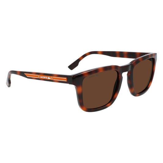 Lacoste – Braune Sonnenbrille mit Spritzguss