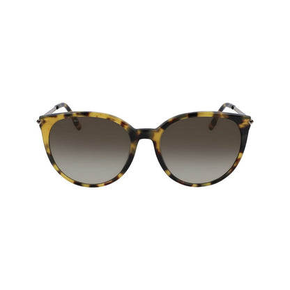 Lacoste – Braune Sonnenbrille aus Metall