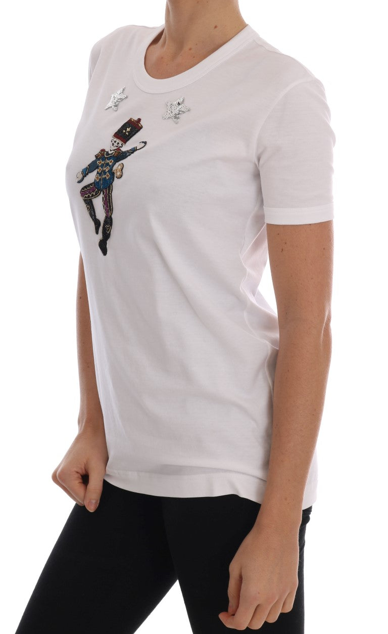 Dolce &amp; Gabbana – Weißes Märchen-T-Shirt aus Baumwolle