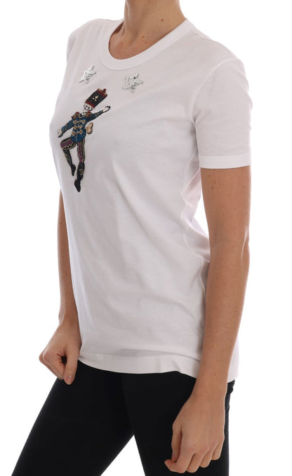 Dolce &amp; Gabbana – Weißes Märchen-T-Shirt aus Baumwolle